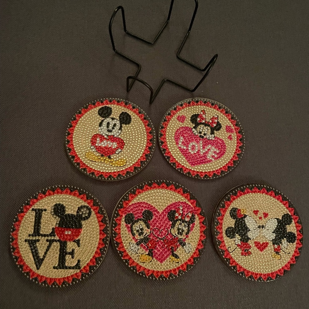 Ensemble de 5 sous-verres